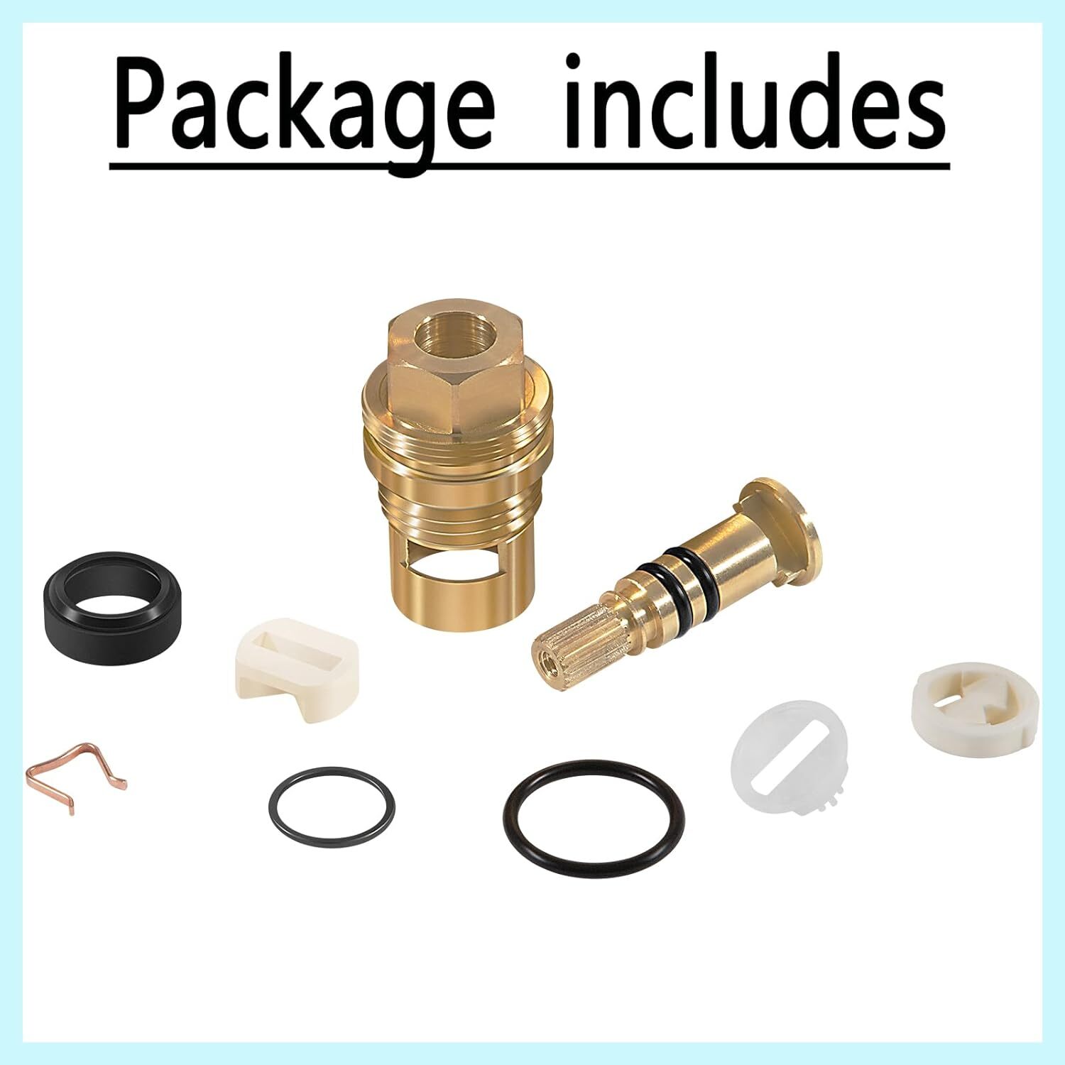 45882000 Cartridge Replacement for Grohe Ceramic 1/2″-1/4 Turn,90 Degrees
