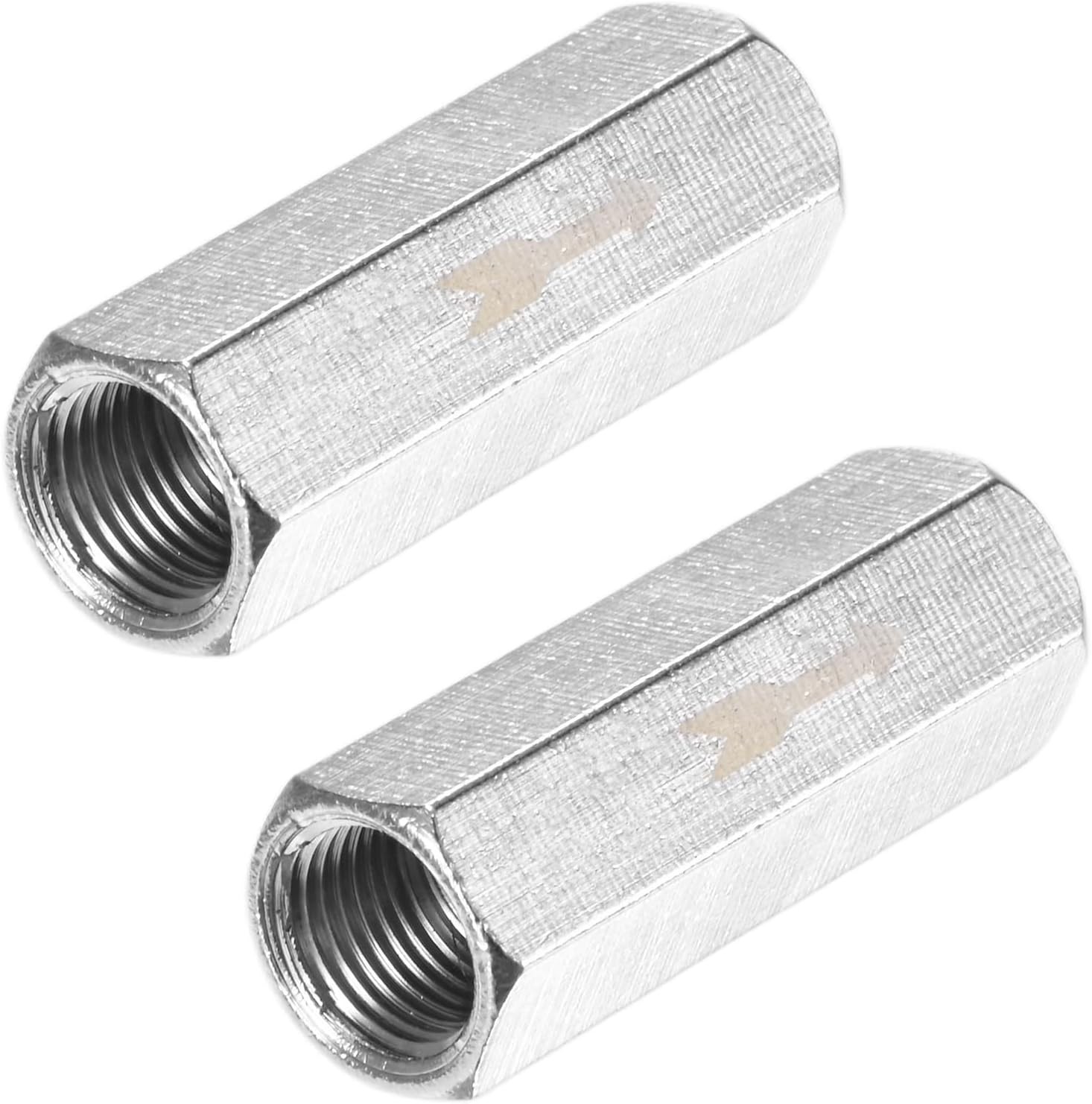 2-Pack Air Check Valve, 1/8″ Nickel Plating Copper One Way Non Return Female Thr