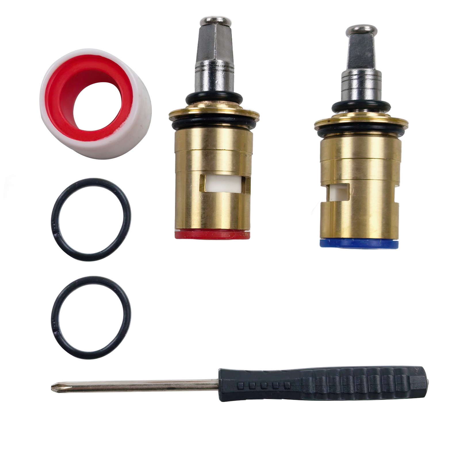 For Chicago Faucet Cartridge Repair Kit Cold Hot 1-099XKJKABNF 1-100XKJKABNF