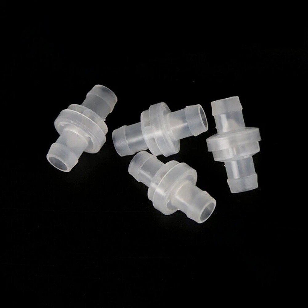 Plastic One Way Non-return Valve Fuel Gas Liquid Air 3/4/5/8/10/12mm Hose ID
