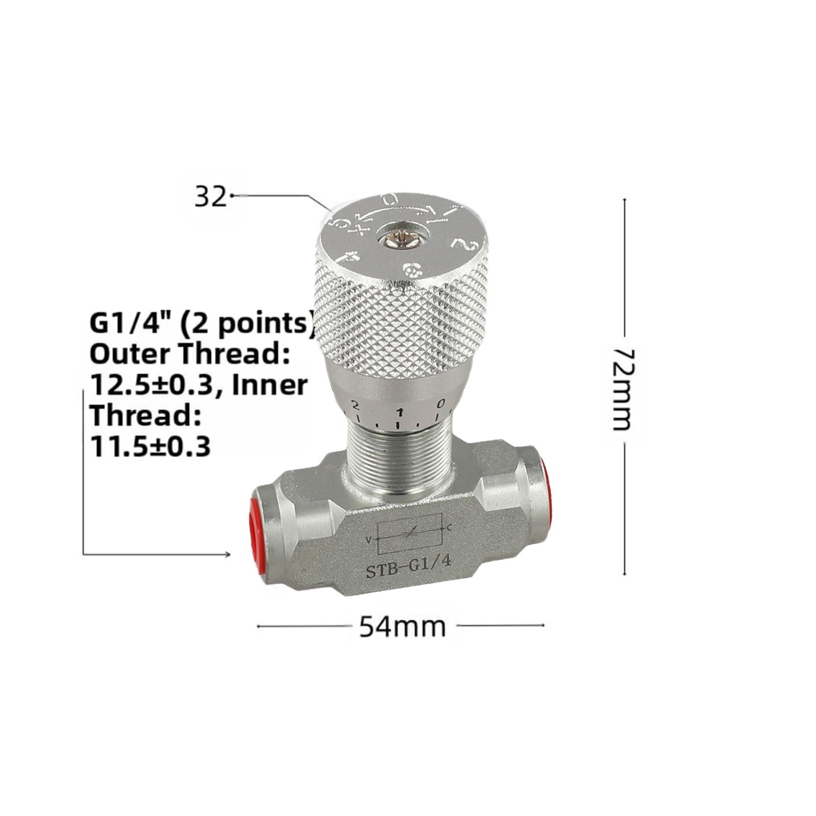 Hydraulic Flow Control Valve Hydraulic Control Stable Functional Performance