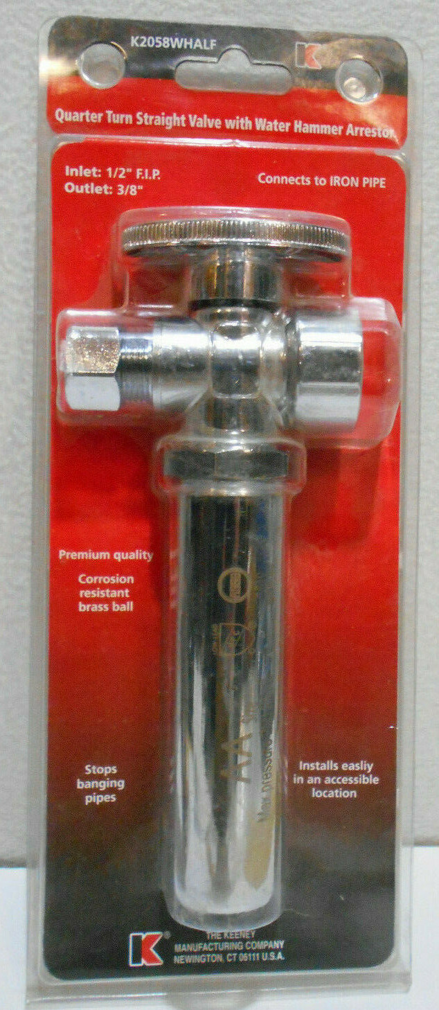 K2058WHALF Shut-Off Valve With Water Hammer Arrester