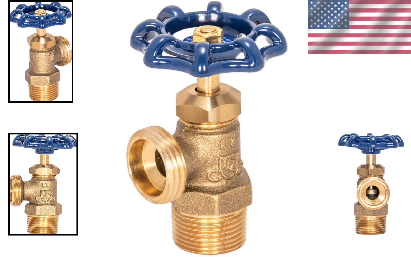 3/4 Inch Brass Boiler Drain Valve – Reliable, Easy to Operate, 125 PSI