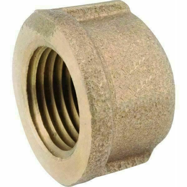 1/2″ inch Brass Cap (Lead Free) Female Threaded IPS