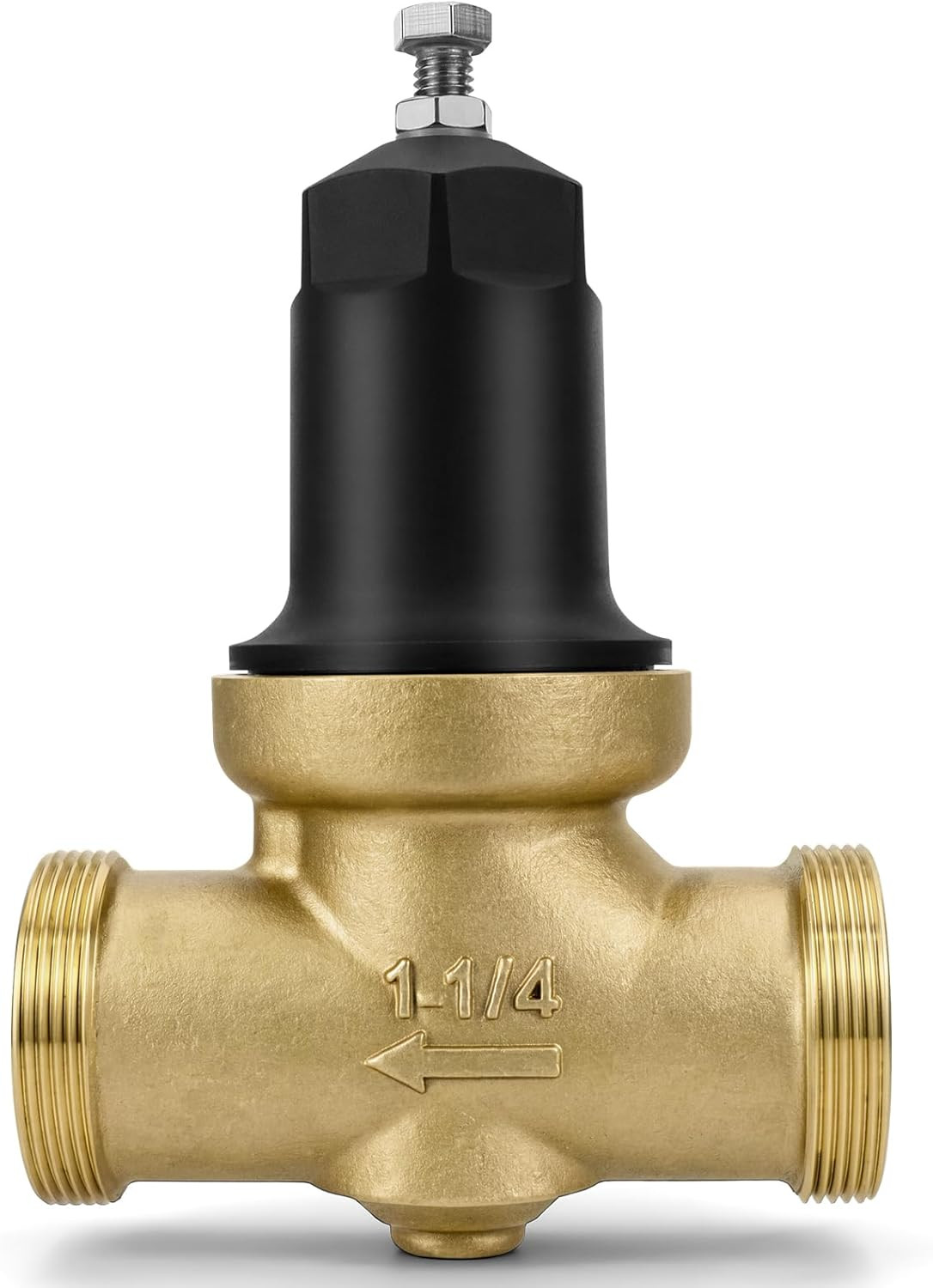 NR3XLDULU 1-1/4″ Brass Pressure Reducing Valve with Double Union FNPT Connection