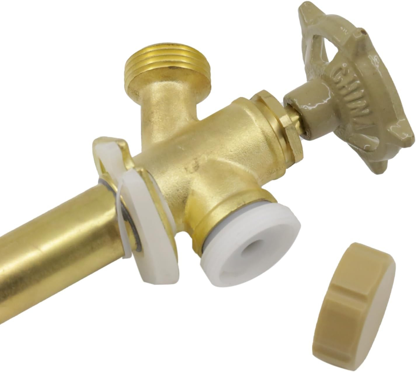 Anti-Siphon Frost Free Sillcock Valve Multiturn 1/2″ NPT, 3/4″ Hose Bibb 6 Inch