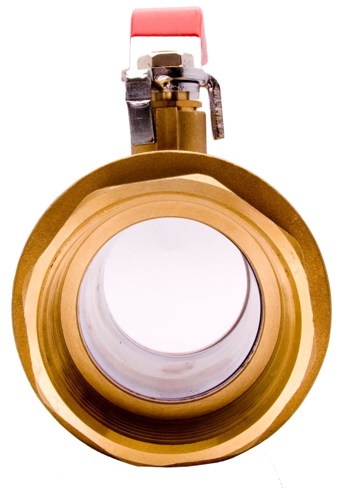 3″ Brass Ball Valve – Full Port 600WOG, w/Red Handle