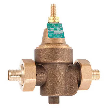 Watts 1/2″ Lfn55bm1-Du-Pex Water Pressure Reducing Valve, 4-1/4 In.L