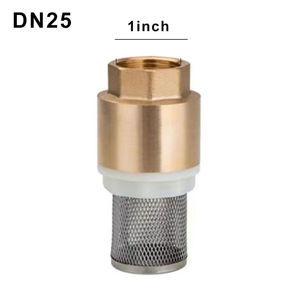 Brass Foot Valve DN25 & Check Valve Stainless Steel Basket Suction Basket