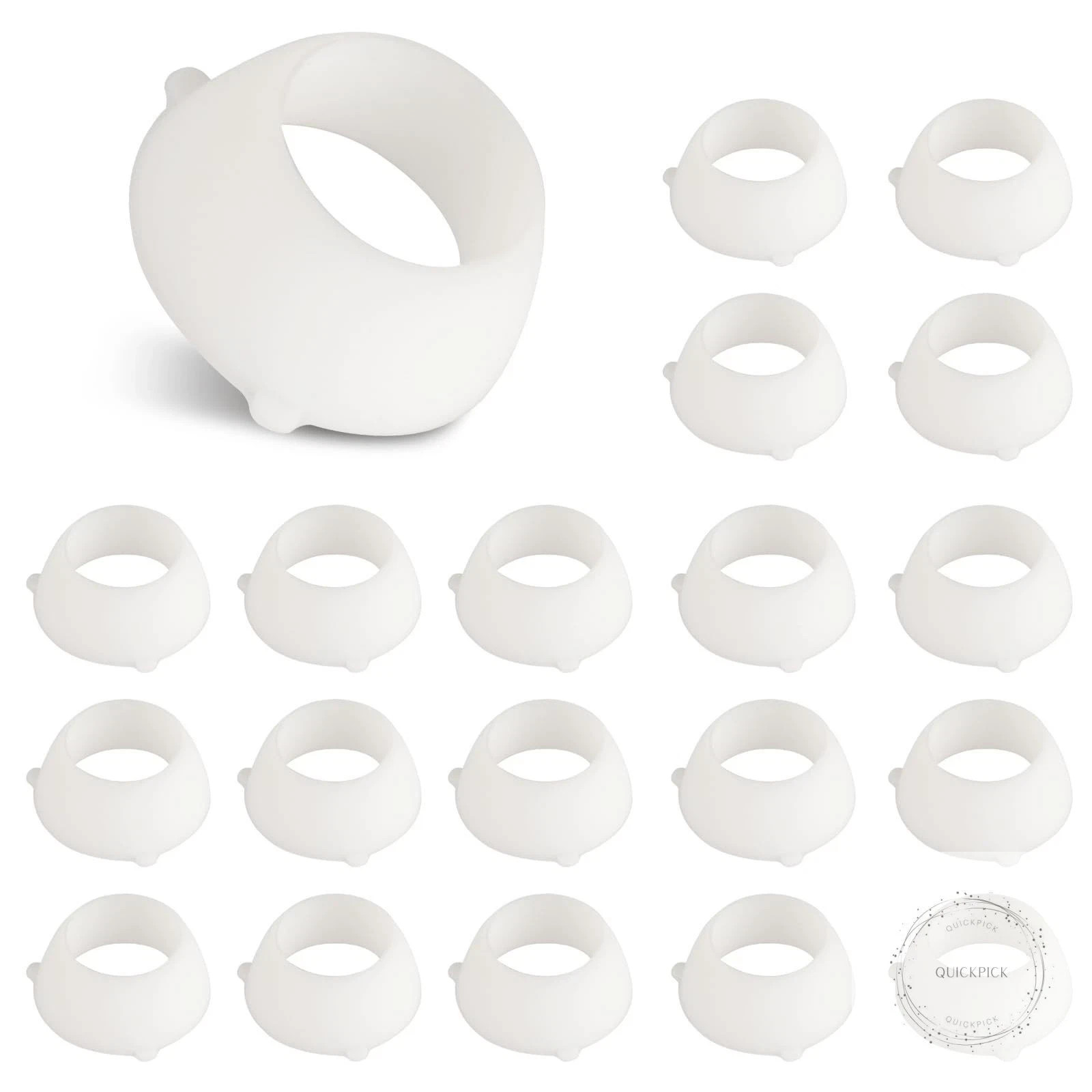 20 Pcs 16435 Plastic Santoprene Swivel Seal 1/2″ PEX Swivel Cone Washer RV Water