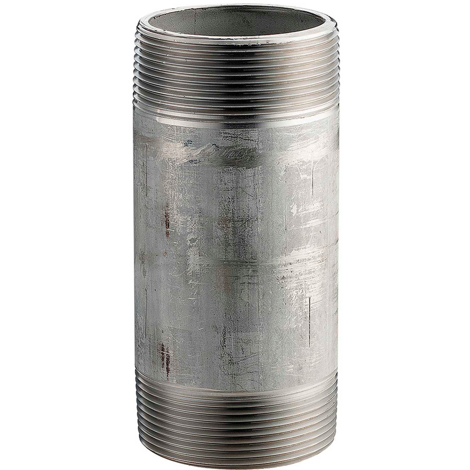 Merit Brass 1″ X 4″ 304 Stainless Steel Pipe Nipple