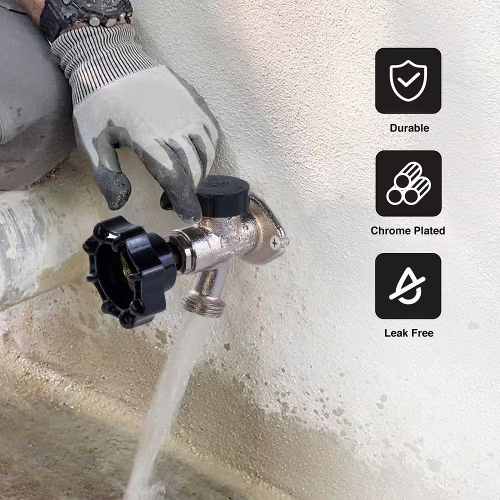 Anti-Siphon Sillcock Frost Free Outdoor Faucet with 1/2 In. Mip/Sweat Connection