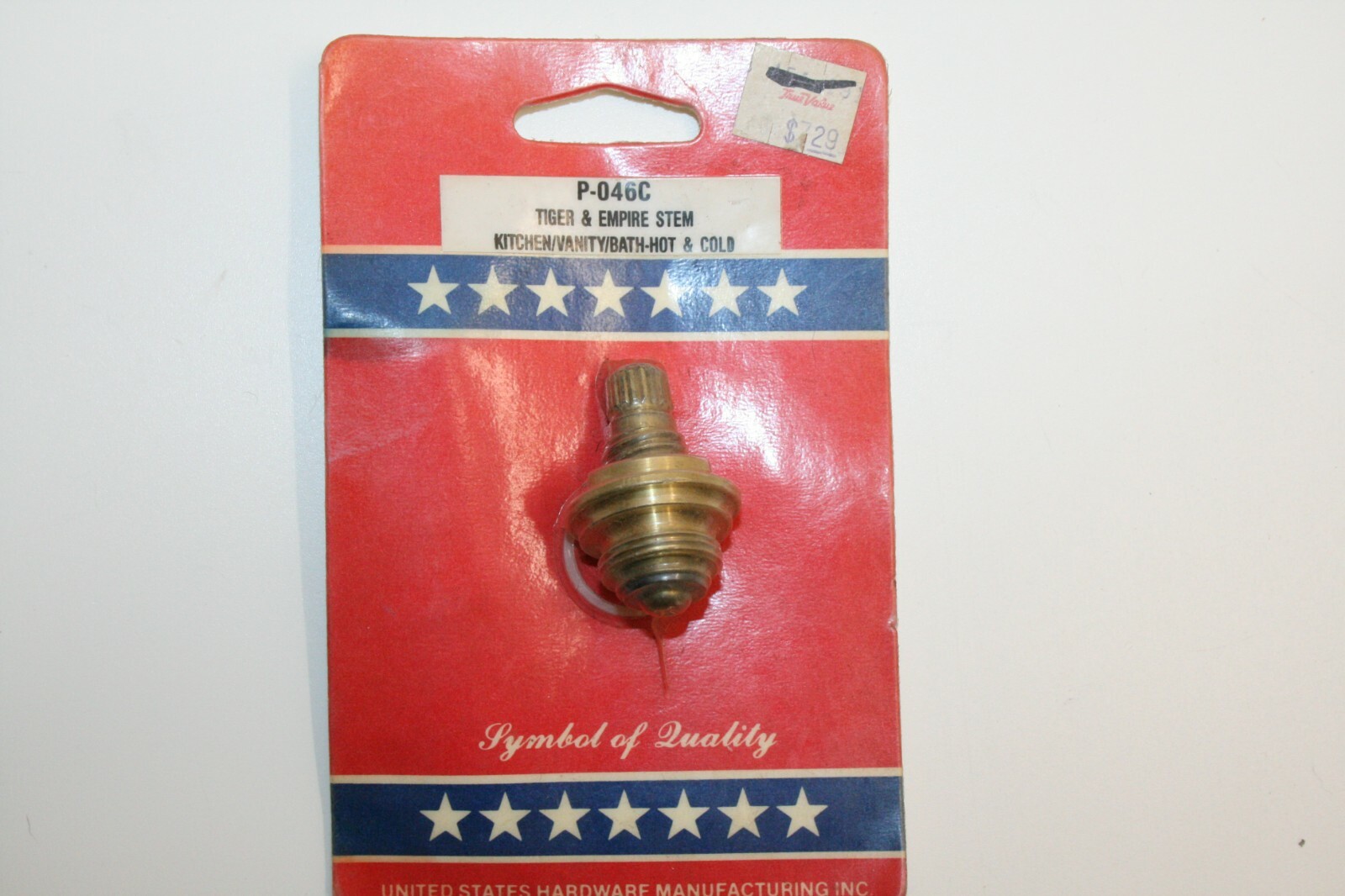Mobile Home Center Faucet Stem P-046C Tiger & Empire United States Hardware New