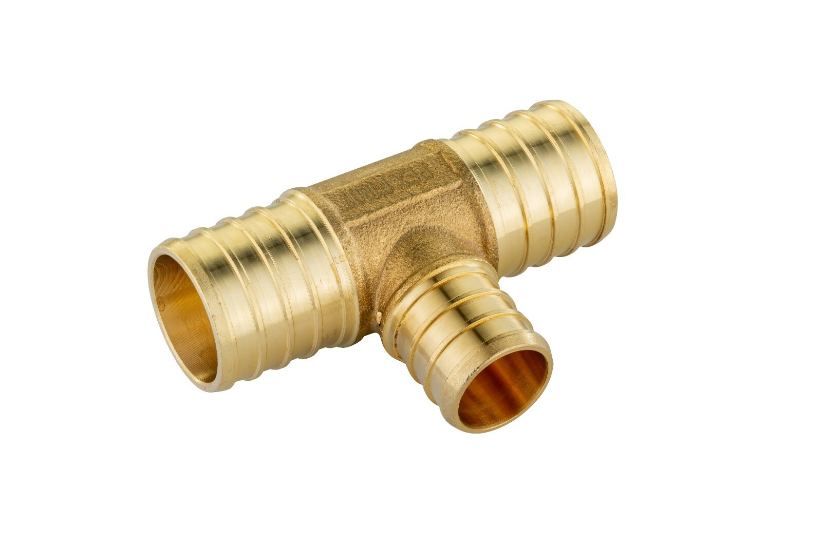 10 PCS 1″ X 1″ X 3/4″ PEX REDUCING TEE BRASS CRIMP FITTINGS LEAD FREE(Certified