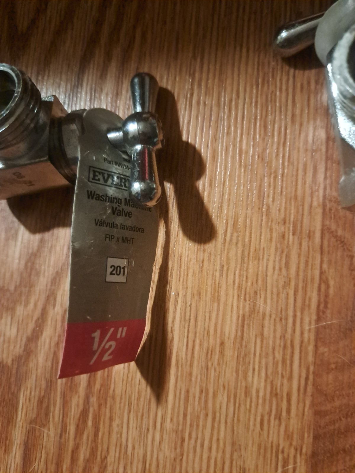 BRAND NEW!! Everbilt Washing Machine Valve Brass Chrome Plated 1/2″