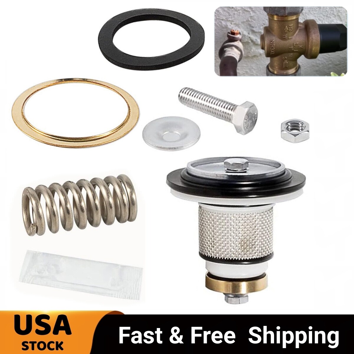 Pressure Reducing Valve Repair Kit for 1-1/4″ Models NR3XL And NR3 RK114-NR3XL