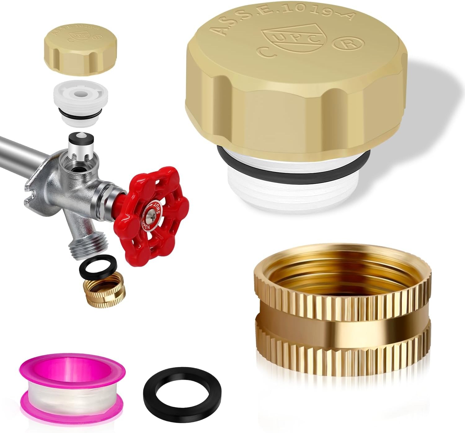 ASSE 1019-A Vacuum Breaker Repair Kit Outdoor Faucet Frost Free Repair Kit