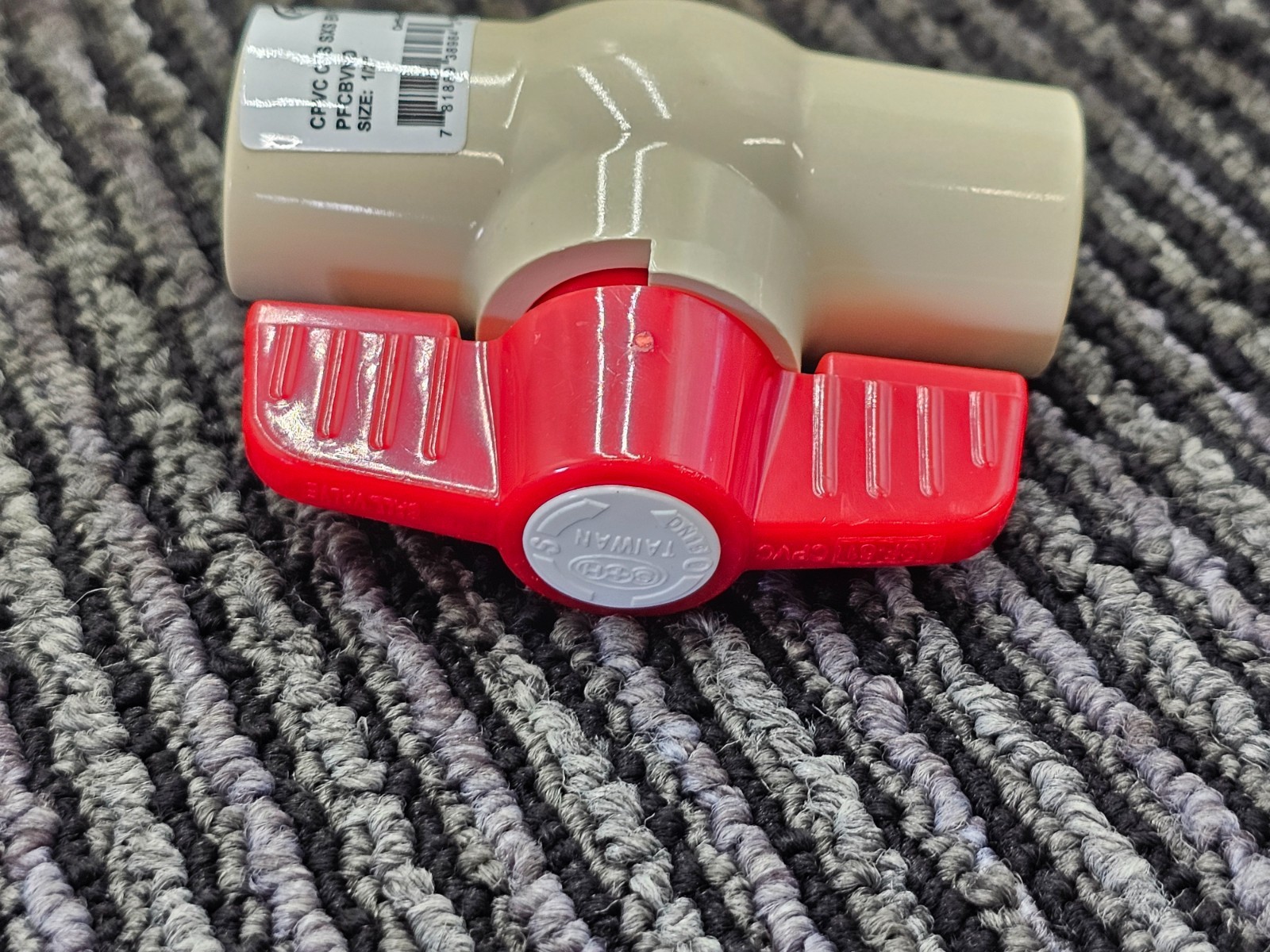 (QTY 10) PFCBVN PFCBVND Series 1/2 in Plastic Full Port Solvent Weld Ball Valve