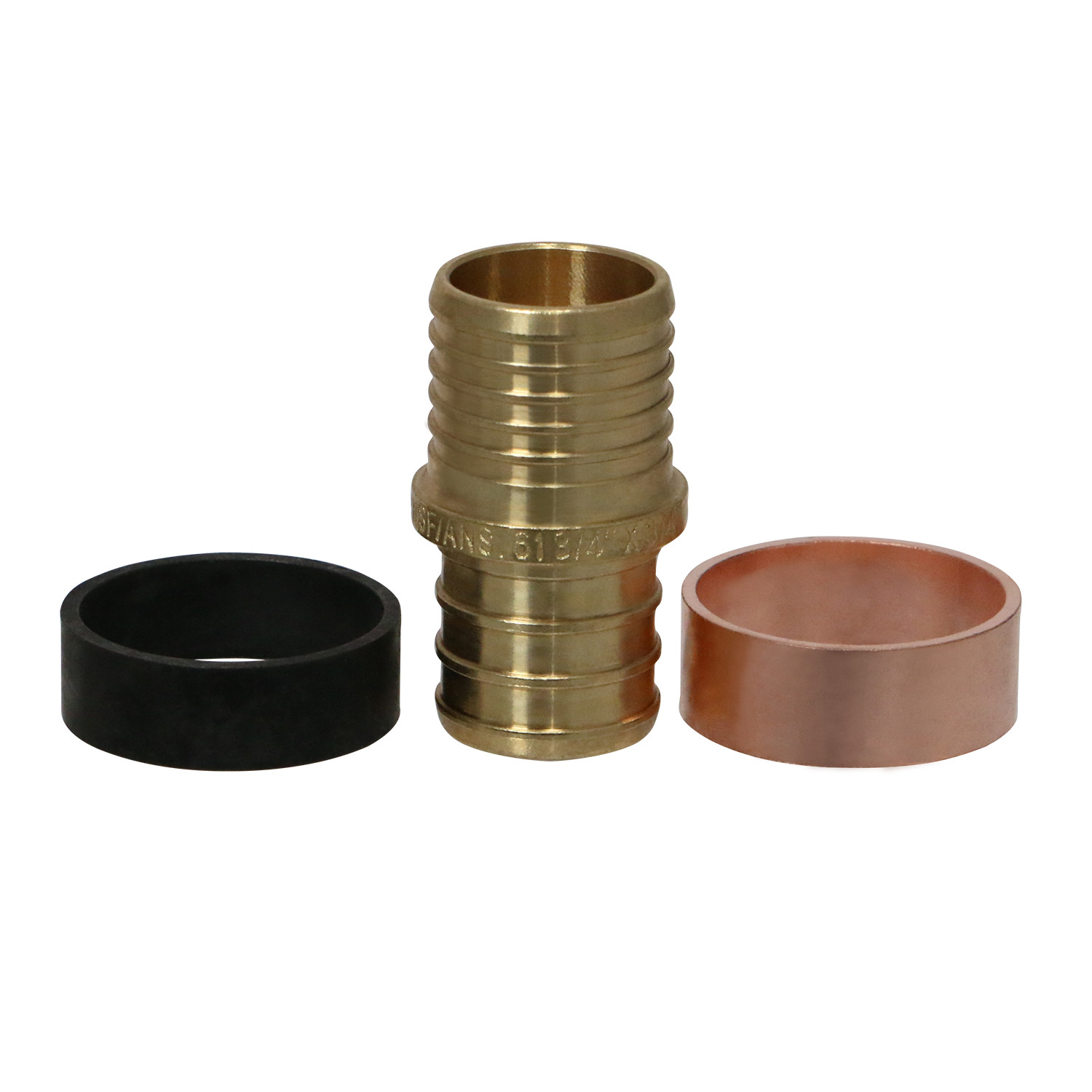 10) 3/4″ PEX X 3/4 PB (POLYBUTYLENE) SPLICING REPAIR KIT LEAD FREE COUPLING+RING