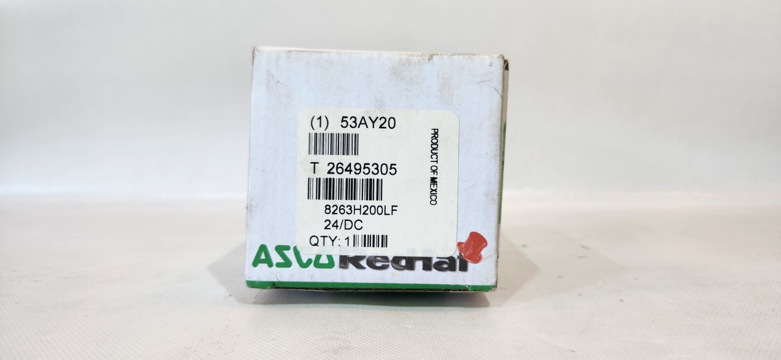 REDHAT 8263H200LF 24/DC Solenoid Valve,3/8″ Pipe,NBR Seal,24VDC 53AY20