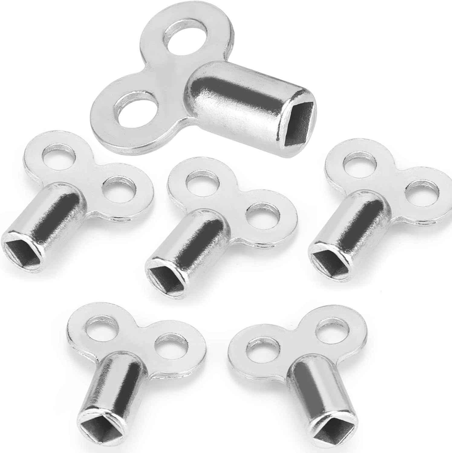 6Pcs Radiator Valve Keys, Radiator Bleed Hole Key Radiator Vent Air Valve Key Pl