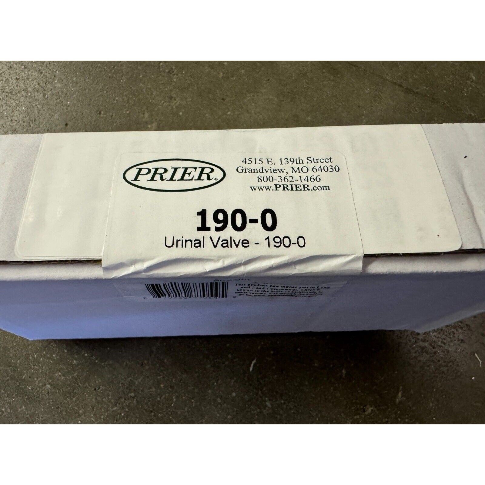 Prier Products 190-0 190 Series Straight Pattern Push Button Chrome New
