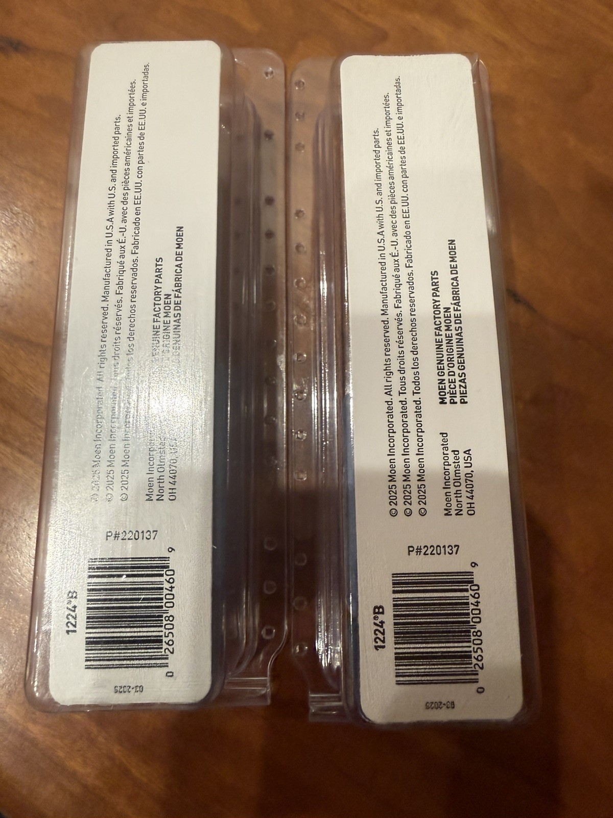 NEW! Lot of 2 GENUINE MOEN 1224B Two Handle Faucet Cartridge *US SELLER*