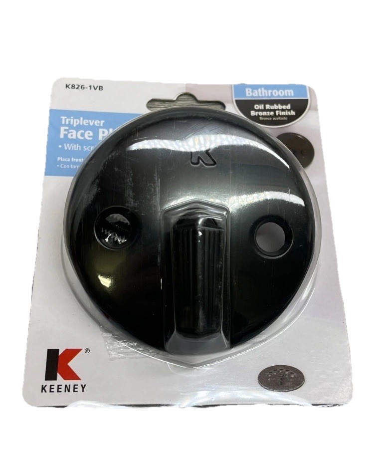 Keeney Metal Overflow Face Plate Oil Rubbed Bronze K826-1VB Replacement